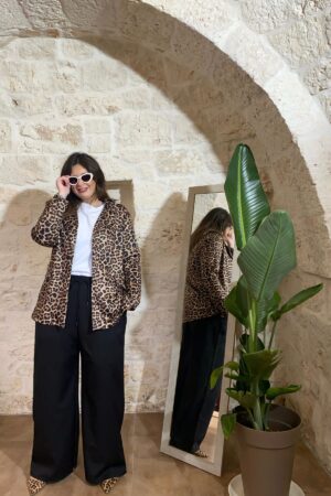 giacca leopardata - curvy - matita curvy